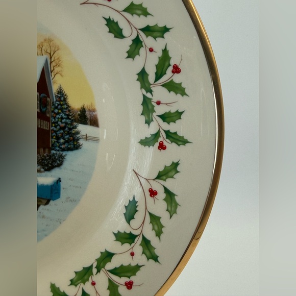 Lenox HOLIDAY ANNUAL CHRISTMAS PLATE Collector Plate 2019 29th Anniversary - Picture 6 of 11